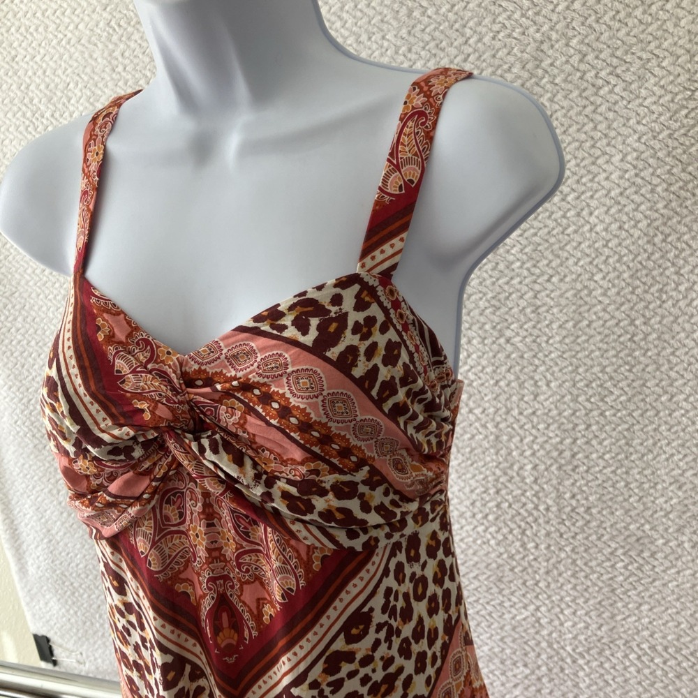 NWT Tommy Bahama Paisley Arcata Maxi Dress XS Rayon Vacation Wedding Boho $168 - Picture 5 of 11